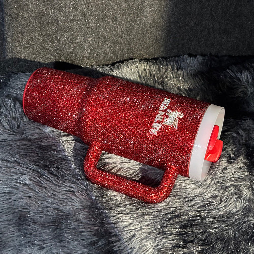 40oz Dr Tumbler Studded With Diamonds 🚢Free Shipping🚢