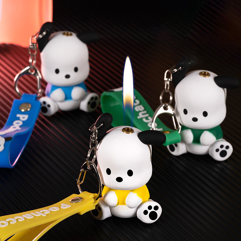 Cute Pacha Dog Keychain Inflatable Lighter