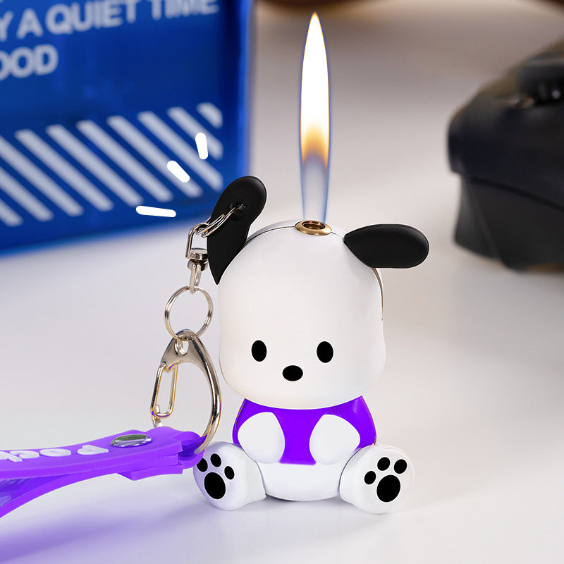 Cute Pacha Dog Keychain Inflatable Lighter