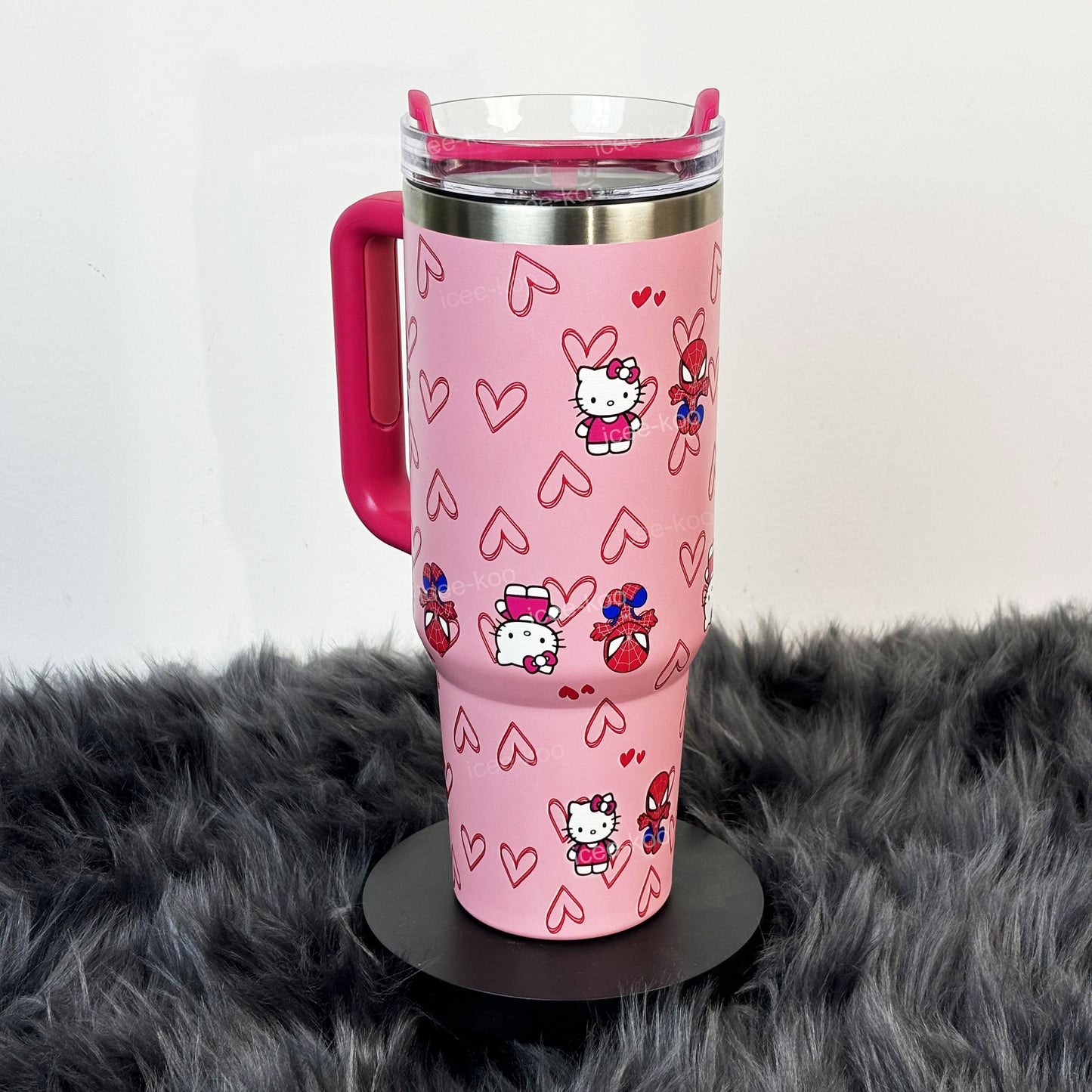 40oz Spidey and Kitty Tumbler 🚢Free Shipping🚢