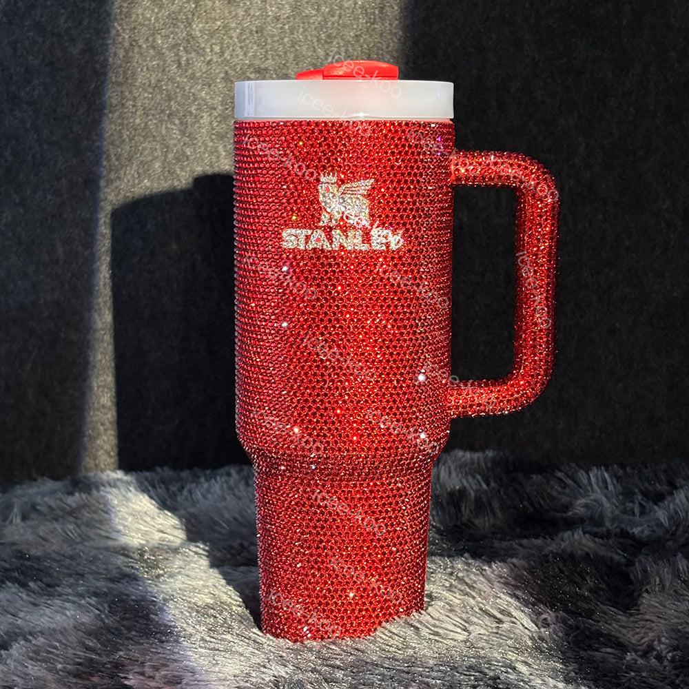40oz Dr Tumbler Studded With Diamonds 🚢Free Shipping🚢