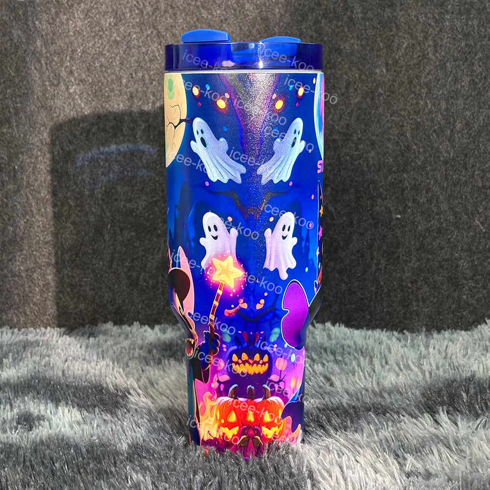 40oz Halloween Magician Stitch Tumbler 🚢Free Shipping🚢