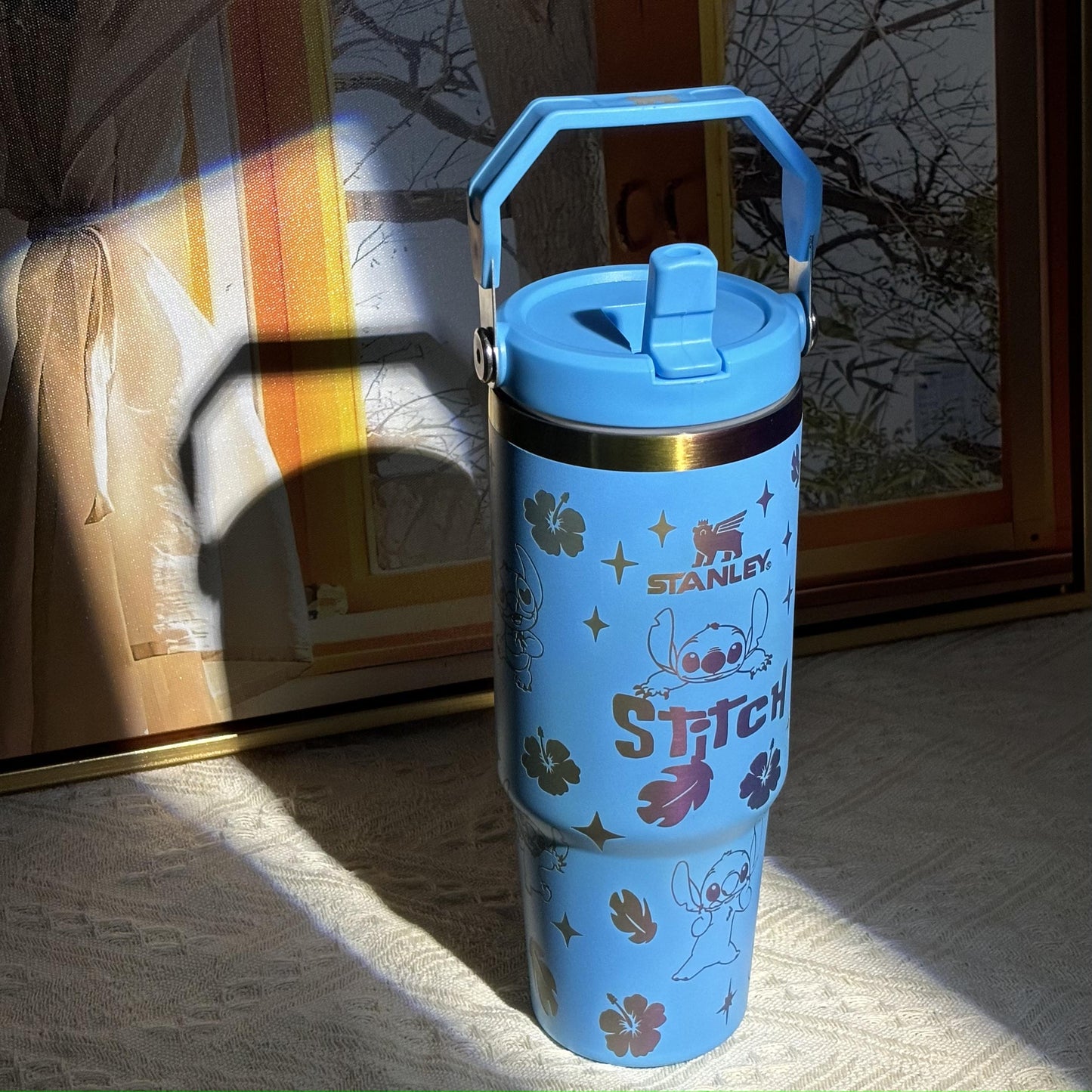 40oz Stitch Stainless Steel Vacuum Insulated Tumbler 🚢Free Shipping🚢