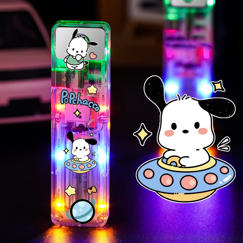 Cute cartoon pattern lighter rechargeable, electric lighter with LED light